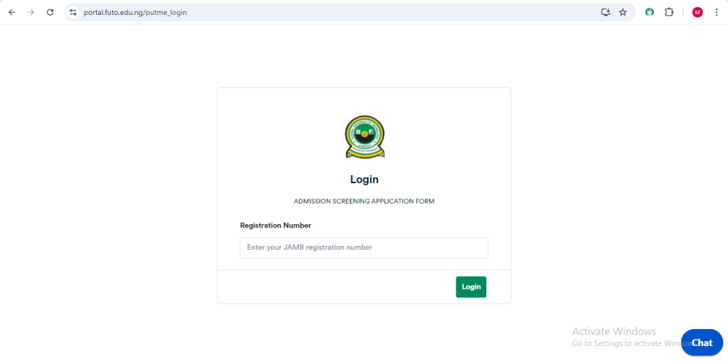 How To Apply for FUTO POST UTME Form 2024/2025